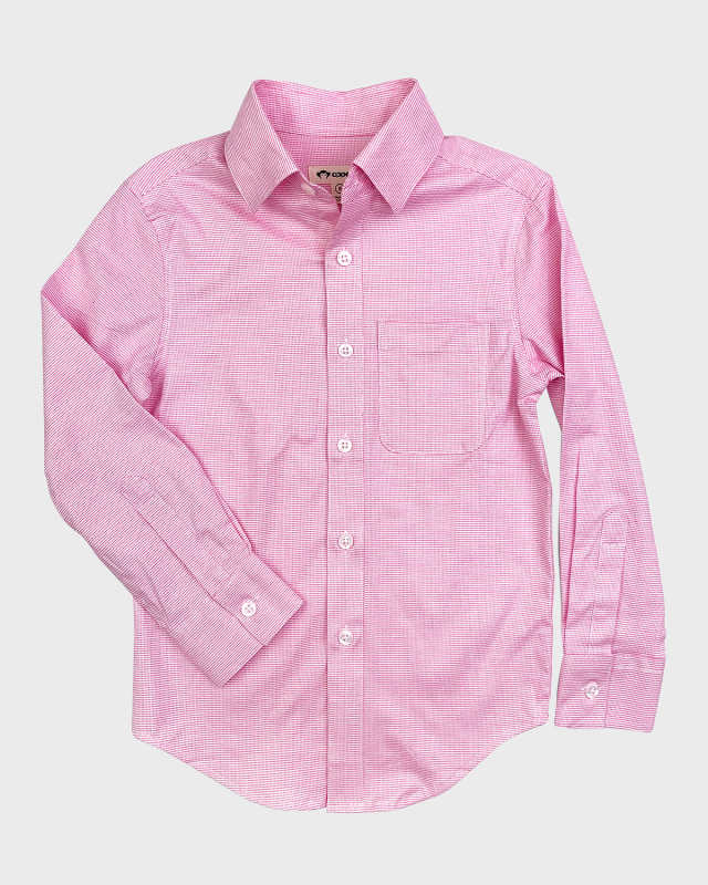 Boy's Standard Long-Sleeve Shirt, Size 2-12
